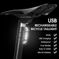 ราคา WEST BIKING ไฟจักรยานชาร์จ USB ได้ไฟท้ายจักรยานไฟเตือนความปลอดภัยกันน้ำไฟท้ายจักรยาน (11450719396)