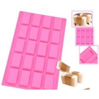 ราคา แม่พิมพ์สบู่ ซิลิโคน แม่พิมพ์สบู่ 20 ช่อง 20กรัม สี่เหลี่ยมผืนผ้า ขนาด1ช่อง 5 6 3 2 1 5 cm ใช้ทำบล็อก ขนม ทำสบู่ก้อน เป็น บล็อก ซิลิโคน (20223788558)