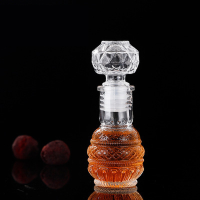 ราคา ภาชนะบรรจุน้ำหอมขนาดเล็ก50มล โถน้ำผึ้งขวดขวดแก้วใส่เหล้าไวน์วิสกี้ (20227397299)