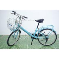 ราคา จักรยานแม่บ้านญี่ปุ่น ล้อ 22 นิ้ว มีเกียร์ พับได้ สีฟ้า จักรยานมือสอง (19355550836)