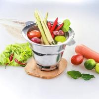 ราคา ชุดหม้อเตาจิ้มจุ่มอลูมิเนียม 3 ชิ้น หม้อจิ้มจุ่ม เตาจิ้มจุ่ม ไม้รองเตา (1240956496)