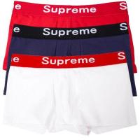 ราคา พร้อมส่ง กางเกงในชาย Supreme 1กล่อง 3ตัว กางเกงในผู้ชาย สุพรีม ทรงBoxer ของแท้ 100 เนื้อนุ่มสบายใส่สบาย (15965076533)