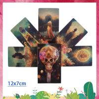 ราคา ไพ่ทาโรต์ Lune de LUnivers ขนาดใหญ่12 7ซม เกมทำนายโชคชะตา ไพ่ทำนาย พร้อมหนังสือคู่มือกระดาษ ขนาดดั้งเดิม ไพ่ยิปซี ไพ่ออราเคิล ไพ่ยิบซี ไพ่ทาโร่ ไพ่ดูดวง Tarot Card Deck (18679010130)