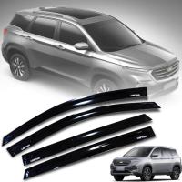 ราคา กันสาดประตู คิ้วกันสาด กันแมลง กันแดด กันฝน รุ่น เชฟโรเลต แคปติว่า CHEVROLET CAPTIVA ปี 2020 2021 สีดำเงา โลโก้ขาว 4 ชิ้น (3863790372)