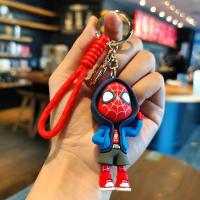 ราคา RtoCK ใหม่มาร์เวลอเวนเจอร์สสไปเดอร์แมนกัปตันอเมริกาฟิกเกอร์ PVC พวงกุญแจตุ๊กตาไอรอนแมนธอร์ตุ๊กตาซุปเปอร์ฮีโร่พวงกุญแจห้อยกระเป๋า (20432219773)