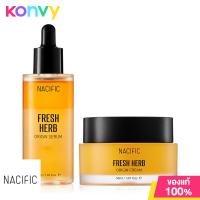 ราคา Nacific Set 2 Items Fresh Herb Origin Serum 50ml Fresh Herb Origin Cream 50ml นาซิฟิค เซทผลิตภัณฑ์บำรุงผิวหน้า (11640977710)