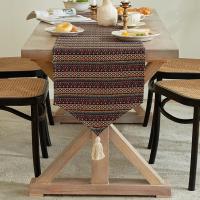 ราคา ผ้าปูโต๊ะที่มีพู่ Jacquard ผ้าปูโต๊ะ S สำหรับตกแต่งโต๊ะทานอาหาร (18954270694)