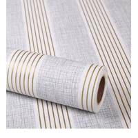 ราคา TAPIO วอลเปเปอร์ 45ซม x10ม ลายทาง BYD010 สีเหลืองเทา (20212695068)