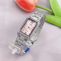 ราคา Panda watch65 นาฬิกาข้อมือผู้หญิง คาสิโอ รุ่น LTP 1165A 4CDF สายสแตนเลส ทรงสี่เหลี่ยมผืนผ้า หน้าปัด 22 มม มี 13 สี แถมถ่านฟรี (18233127001)