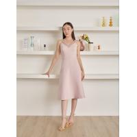 ราคา SAMANTRA katy dress nude pink เดรสสายเดี่ยวกระโปรงบานสีชมพูนู้ด (3081318697)