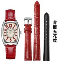 ราคา Genuine Leather Strap Replacement Casio Female LTP V007 V006 Female Small Square Watch Small Red Watch LTP 1208 OCT (20576633657)