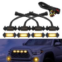 ราคา ชุดอุปกรณ์สำหรับมิตซูบิชิรถกระบะติดกระจังหน้า12V อุปกรณ์ตกแต่งรถยนต์ไฟตะแกรง4ชิ้น เซ็ตรถ (17135843315)