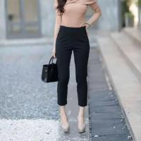 ราคา กางเกงขาเดฟผ้าโรเชฟ 100 กางเกงขายาว7ส่วน ผ้าโรเชฟ กระเป๋า 2 ข้าง รุ่นขายดี ทรงสวยมาก พลางหุ่น ใส่กระชับ ดูขาเรียว (16588912755)