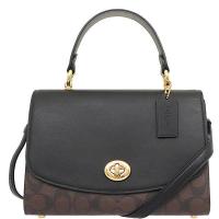 ราคา แท้100 ORIGINAL New Coach รุ่น F76620 COACH TILLY TOP HANDLE SATCHEL WITH SIGNATURE CANVAS COACH แท้ 100 (11102168526)