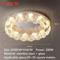 ราคา รอบคริสตัล LED โคมไฟเพดานห้องนั่งเล่นที่ทันสมัยห้องนอนห้องครัวเกาะเพดานโคมระย้าสร้างสรรค์ระลอกน้ำโคมไฟเพดาน (16453471158)