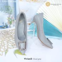 ราคา ทรงปกติ เปลี่ยนไซส์ได้ ไม่รับคืน Zenachoo รุ่น Vivian2 สูง 2 นิ้ว รองเท้าหนังแกะแท้ หน้ากว้างไม่บีบเท้า หนังนิ่มมาก (20037131493)
