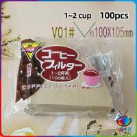 ราคา AIK กระดาษกรอง กระดาษกรองกาแฟ กระดาษดริป สำหรับกาแฟดริป ชิ้นกระดาษกรองกาแฟสำหรับ กรวย 100แผ่น 1แพ็ค สีน้ำตาล Drip Coffee Paper Filter (19179770291)