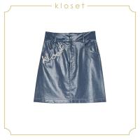 ราคา Kloset Design Kloset Embellished Denim Skirt RS20 S001 กระโปรงสั้น กระโปรงแต่งดีเทลมุข กระโปรงแฟชั่น กระโปรงผ้าเคลือบ (7192066385)