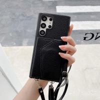 ราคา เคสโทรศัพท์กระเป๋าสตางค์ใส่บัตรหนังมีกระเป๋าสำหรับ Samsung Galaxy S24 S23พิเศษ S23 FE Note9โน๊ต20 Note10 A13 A14มาก A24กระจกแต่งหน้าเครื่องสำอาง A53เคสซิลิโคนนิ่มหรูหราสายโซ่สายคาดที่คล้องสะพายข้างแบบ