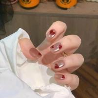 ราคา เจ้าของหญิงเกาหลี แผ่นแปะเล็บปลอมติดไข่มุกขาวแบบสั้นสไตล์ชาแนลอ่อนโยนสไตล์ฝรั่งเศสสำหรับสวมใส่ทำเล็บ (20723141878)