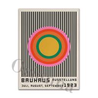 ราคา Bauhaus Exhibition Poster Mid Century Modern Art Print Abstract Pop Culture Wall Decor ห้องครัวและของตกแต่งบ้าน (20311359554)