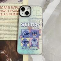 ราคา สำหรับ iPhone เคสโทรศัพท์ TPU Stitch เคสโทรศัพท์เลเซอร์ลายสไมลีย์สติช for Iphone 14promax 13 12 14pro 13pro 11Pro XSMax XR X 8 7 Plus (19965862780)