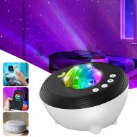 ราคา Gincky Aurora Moon เครื่องฉายรูปดาวลำโพงไฟเซนเซอร์กลางคืนเครื่องฉายภาพท้องฟ้าดาวกาแล็กซี่ (21048292326)