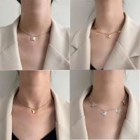 ราคา ผีเสื้อ Choker สร้อยคอต่างหูสำหรับสตรีโซ่คอปกหญิง Chocker (6049844771)