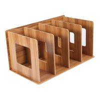 ราคา Detachable Wooden 4 Sections Storage Rack Box Board DIY CD DVD Stand (17257422059)