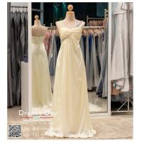 ราคา ชุดราตรีออกงาน ชุดราตรียาว ชุดราตรียาวไหล่เฉียง ชุดไปงานแต่งกลางคืน คนอ้วนใส่สวย PF063A GLD ทอง ครีม น้ำตาล (8570335822)