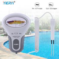 ราคา Yieryi เครื่องวิเคราะห์คุณภาพน้ำแบบพกพาคลอรีนและ PH Meter สระว่ายน้ำเครื่องทดสอบการตรวจสอบวิเคราะห์ chlorine for Swimming pool (21100514788)
