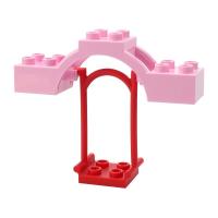 ราคา Duplo อุปกรณ์เสริมบล็อกตัวต่อ DIY ภาพนิ่งแกว่งชิงช้าสวรรค์ฉากบล็อคก่อสร้าง Duplo ใช้ได้กับเลโก้ (19720306306)