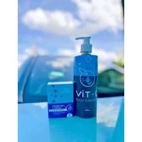 ราคา เซ็ทโลชั่นวิตซี 1 ขวด สบู่ บลูแวมไพร์hyaluron collage1ก้อน (19908507761)