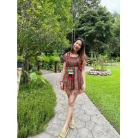 ราคา เดรสผ้านากา ผ้าทอมือ เดรสกระเหรี่ยง (20402040364)