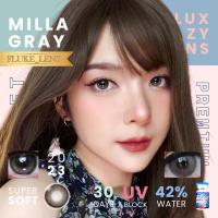 ราคา คอนแทคเลนส์เกาหลี Milla brown gray ขนาดกลาง ของแท้ ใส่สบายตา กรองแสง Luxzylens นำเข้าจากเกาหลีแท้ (20053116085)