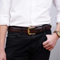 ราคา เข็มขัดหนังวัว แท้100 หัวทองเหลืองแท้ เกรดพรีเมี่ยม สวยหรู มีระดับ คุณภาพเกินราคา ในราคาสุดคุ้ม รุ่น BE DBR 6521 (18498343362)