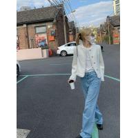 ราคา Hita Fashion เสื้อแจ็คเก็ตเอวลอยเอวสูง French Commuter (19840571639)