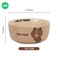 ราคา Line ชุดจานชามลายหมีบราวน์แบร์การ์ตูนชุดจานชามข้าวใช้ในบ้านจานชามซุปเซรามิกสไตล์เกาหลีน่ารักสำหรับทานข้าว (17413022009)