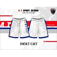 ราคา กางเกงพิมพ์ลาย A T SPORT รุ่น SWAT CAT กางเกงบาส ใส่เที่ยว ออกกำลังกาย (17416854140)