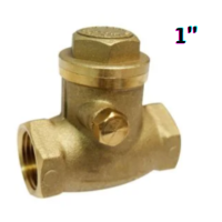ราคา SANWA เช็ควาล์วสวิง swing check valve สีทองเหลือง ขนาด 1 2 3 4 1 นิ้ว รุ่น CV25 (18744196313)