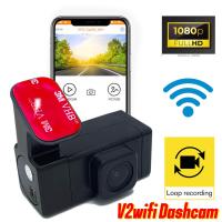 ราคา กล้องติดรถยนต์V2wifiDashcam ดูผ่านมือถือ 1080P จิ๋วแต่แจ๋ว (20900643302)