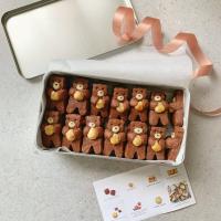ราคา Haru Cafe Cookie คุกกี้โฮมเมด Almond bear Choco bear สูตรจากญี่ปุ่น ของขวัญ วาเลนไทน์ วันเกิด (9232187037)