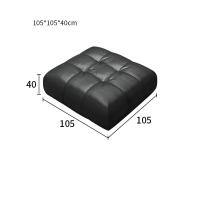 ราคา BUNISE Pixel Leather Sofa BT0109 Head Cowhide Italian Minimalist Living Room Modular Set SABA Tofu Block Sofa (21260974078)