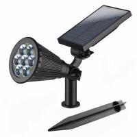 ราคา ไฟปักสนาม 7LED ใช้ตกแต่งในสวน ปรับแสงได้ 2สี white or warm light (16203952919)