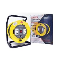 Suntech ล้อเก็บสายไฟอุตสาหกรรม 10A 1.0sq.mm. ยาว 25 เมตร รุ่น BD1025