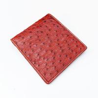 ราคา Ostrich Bifold Wallet กระเป๋าหนังนกกระจอกเทศสีแทน ทั้งภายในและภายนอก เป็นกระเป๋าหนัง Exotic ที่สำหรับทั้งชายและหญิง (17911013664)