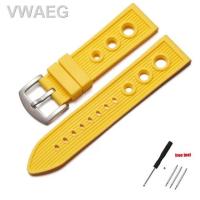 ราคา ดั้งเดิม สายนาฬิกาซิลิโคนยางนิ่มสายนาฬิกาข้อมือ22มม สีสันสดใสสำหรับ Breitling Avenger สายรัดอุปกรณ์นาฬิกาเพื่อสุขภาพกันน้ำ (19881340523)