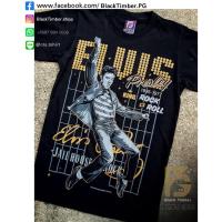 ราคา Elvis Presley เสื้อยืด หนัง นักร้อง เสื้อดำ สกรีนลาย ผ้าหนา PG T SHIRT S 3XL (19772931015)