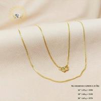 ราคา สร้อยอิตาลี 9k ลายเลสแบน 1 15 มิล (15470824278)