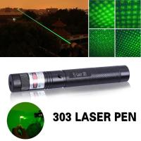ราคา Green Laser Pointer เลเซอร์แสงสีเขียว เรเซอร์ เลเซอร์แรงสูงแสงเขียว รุ่น 303 (19740103512)